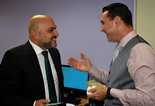 Wajdi Shaar, Unit Manager with Raymond Khoury, Senior Executive Consultant